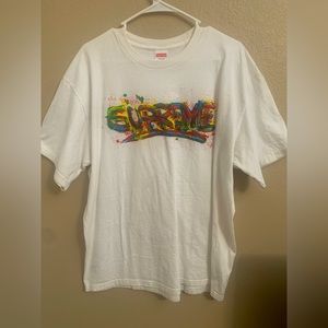 SUPREME XL WHITE T SHIRT